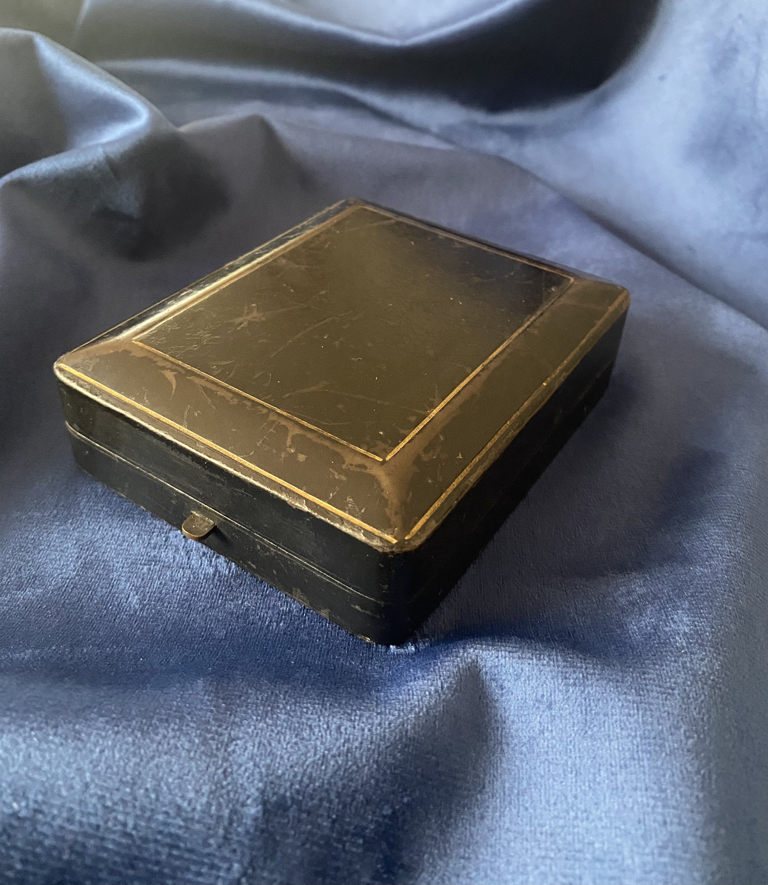 Tooled Leather Vintage Pocket Watch Box. Antique Jewelry Box. Etsy UK