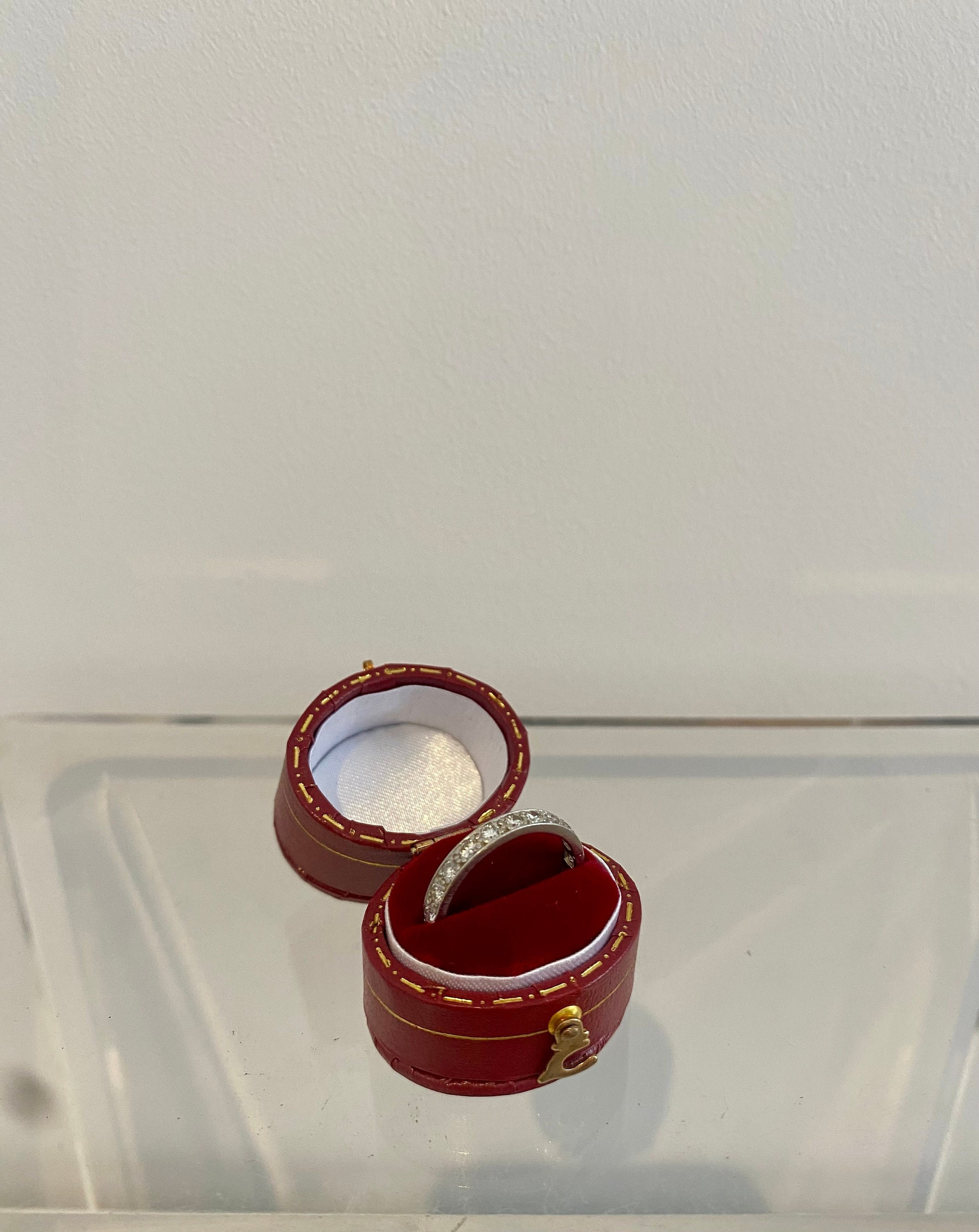 Victorian Style Ring Box. Vintage Style Jewellery Box. Box for