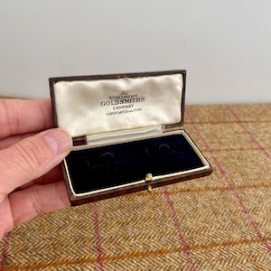 Antique Jewelry Box. Vintage Jewellery Box. Vintage Cufflinks Box. Newcastle Jewellers