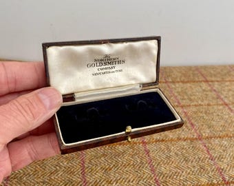 Antique Jewelry Box. Vintage Jewellery Box. Vintage Cufflinks Box. Newcastle Jewellers