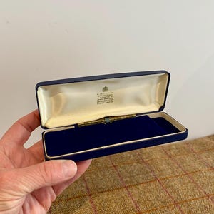 Vintage Jewelry Box for Watch. Vintage Jewellery Box. Wristwatch Case. Garrard & Co Jewellers by Appointment to Her Majesty The Queen