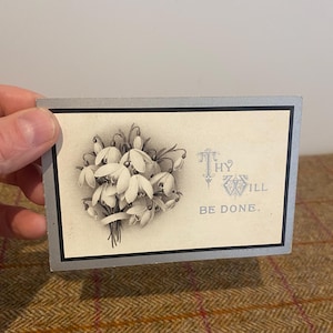 Rare ancienne carte In Memoriam, à la mémoire de Master David Hugh Brodie de Brodie. Histoire écossaise. Clan Brodie