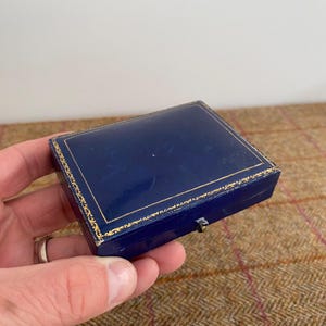 Scottish Vintage Jewellery Box. Antique Jewelry Box. Cufflinks & shirt studs box. Glasgow Jewellers