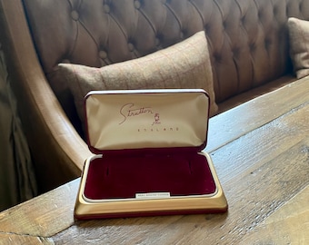 Art Deco Vintage Jewellery Box. Antique Jewelry Box. Vintage Cufflinks Display case