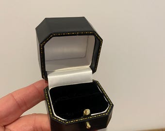 Vintage Style Ring Box. Antique Style Jewelry Box for a Wedding