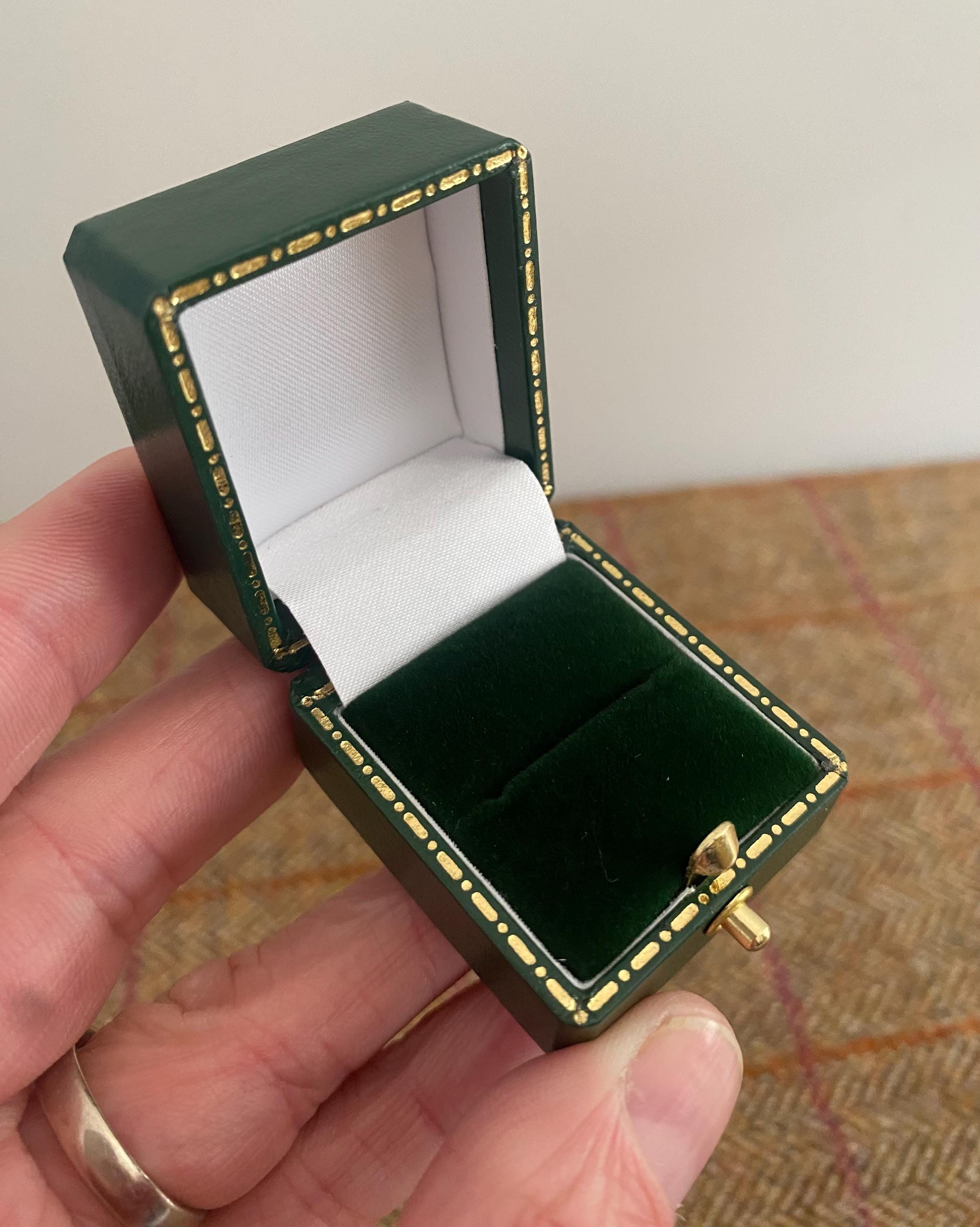 Vintage Style Ring Box. Antique Style Jewellery Box for a