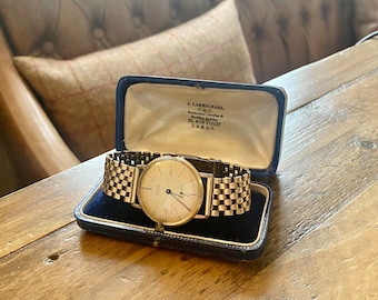 Vintage Jewellery Box for a watch. Antique Jewelry Box. Antique Watch Box. Jewellers Wristwatch Box