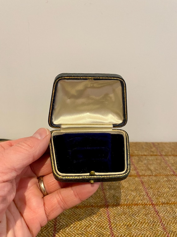 Rare Leather Antique Jewellers multiple Brooch Box. Vintage Multi Pin Brooch Display Case. Vintage Jewellery Box. Antique Jewelry Box