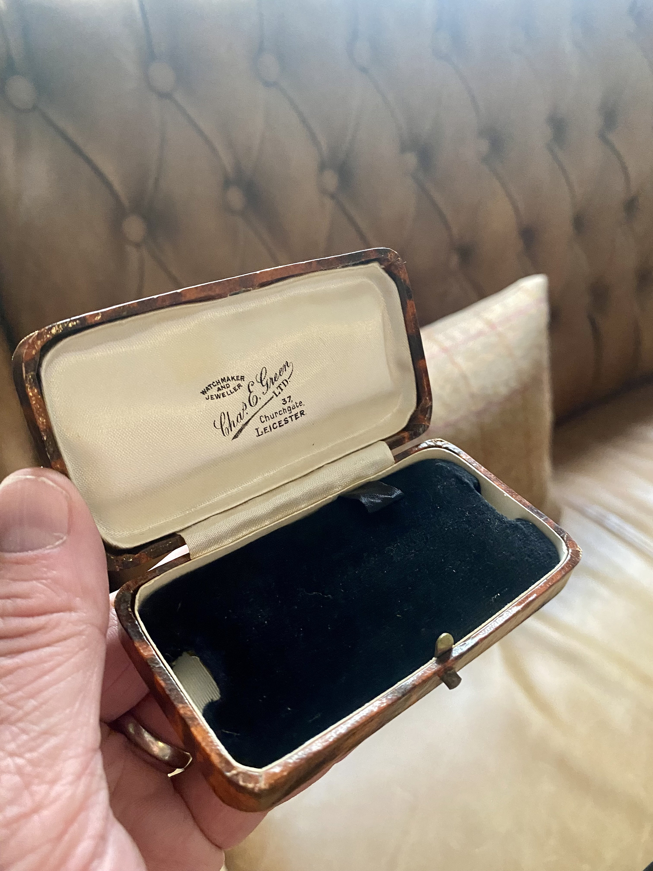Coffret Ancien Pour Bijoux Et Montre - Écrin Vintage - Occasion