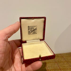 H Samuel Ring Box - Etsy UK