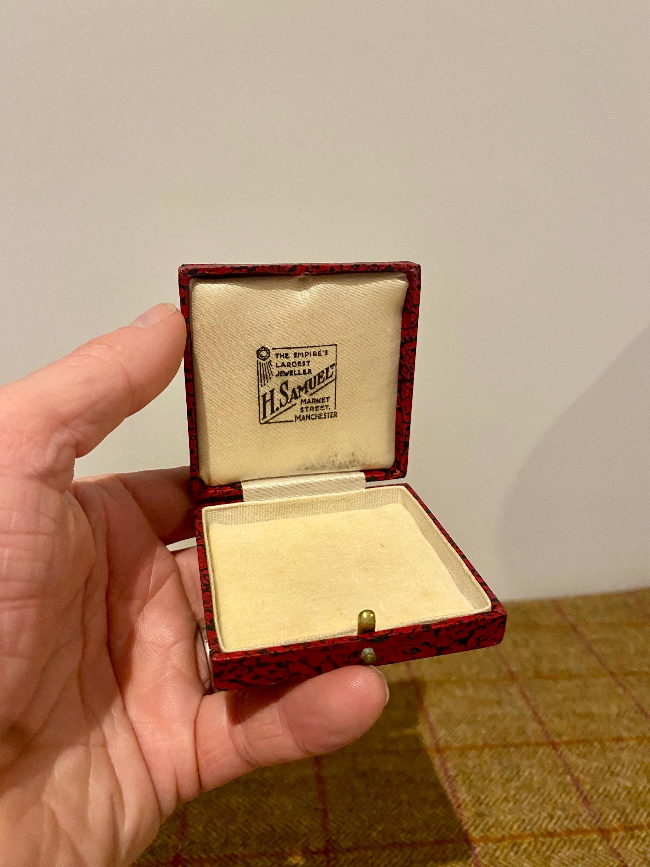 H Samuel Ring Box - Etsy UK