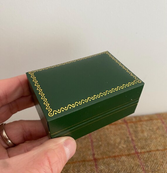 Double Ring box. Wedding Ring Box. Leatherette Cu… - image 7