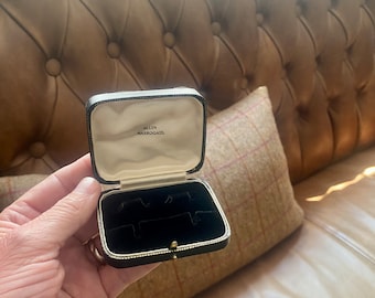 Vintage Jewellery Box. Antique Jewelry Box. Vintage Cufflinks Display case