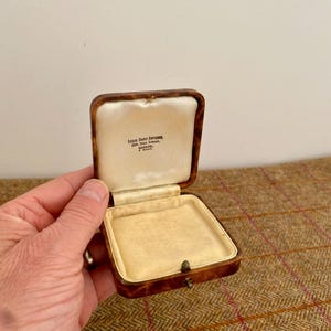 Vintage Jewelry Box. Antique Jewellery Box. Bangor Welsh Jewellers