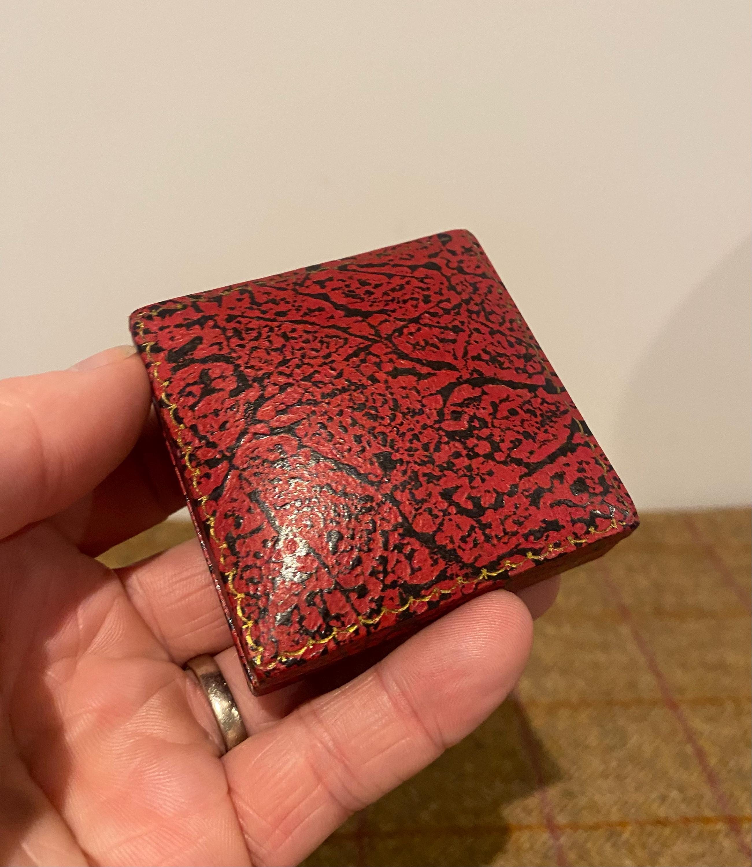 Antique Jewellery Box. Small Vintage Jewelry Box. H Samuel