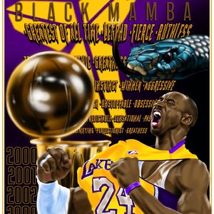 BLACK MAMBA (Purple & Gold)