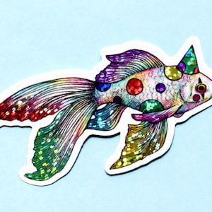 Glitzernder Clownfisch Sticker