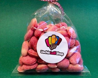 Uschis-Lolli-Shop - Kirsch Bonbons - handgemacht - Gastgeschenk Geburtstag - Bonbons - Lollis - Candy - Geschenkidee Freunde - Mitbringsel
