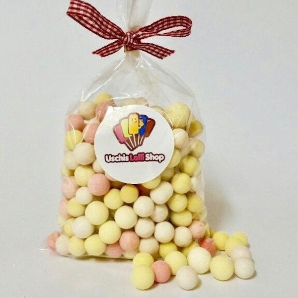 Uschis-Lolli-Shop - Vanille Bonbons - handgemacht - Dauerlutscher - Gastgeschenk Geburtstag - Bonbons - nostalgische Bonbons - Süßwaren