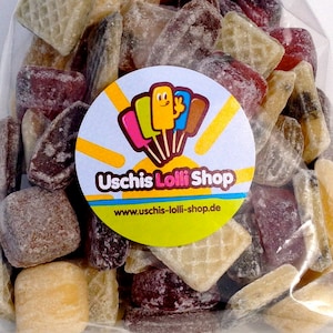 Salmi Bonbons gemischt – handgemacht – milder & kräftiger Lakritz-Mix – Geschenkidee – Gastgeschenk – Süßigkeiten – Uschis Lolli Shop