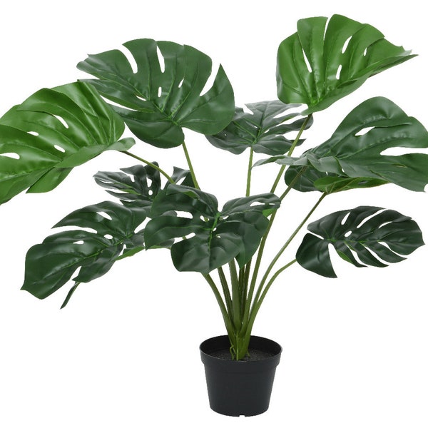 Artificial plant Monstera in a pot 66 cm green