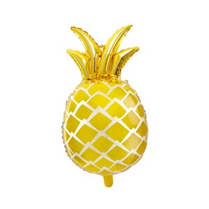 Foil balloon pineapple 38 x 63 cm gold