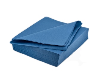 Servietten stoffähnlich 40x40cm 25 Stück Jeansblau