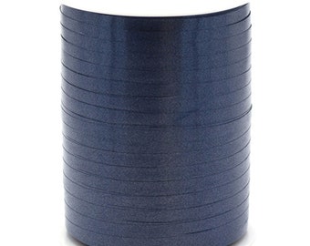 Ruban cadeau ruban à friser 5 mm x 500 m rouleau bleu foncé