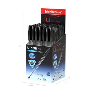 Kugelschreiber U-108 Classic 0,3mm 50er Pack Schwarz Bild 5