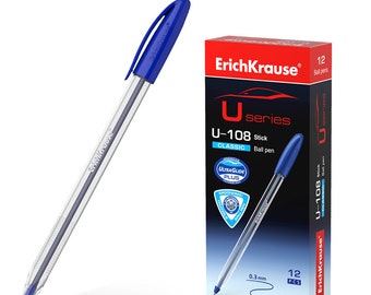 Stylo à bille U-108 Classic 0,3 mm 12 pièces bleu