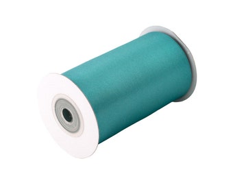 Ruban satin 100 mm x 10 m rouleau pétrole