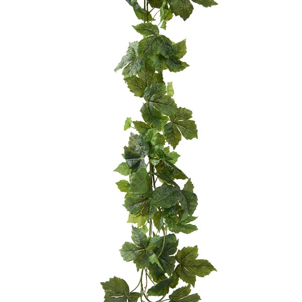 Künstliche Blätter Girlande 16x175cm Grün