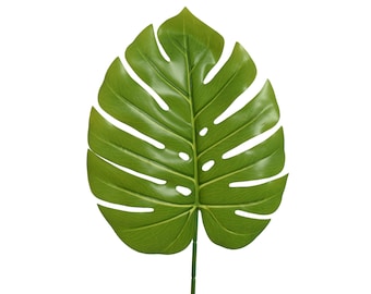 Fensterblatt Monstera Blatt künstlich 75cm Grün