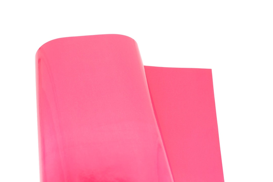 Wrapping Paper Plain 70 Cm X 2 M Roll Pink Glossy Etsy