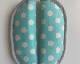 Kinderwagen Buggy Maxi Cosi Gurtschoner Gurtpolster Polka Dots