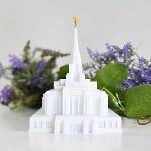 Ogden Utah Temple Replica Statue