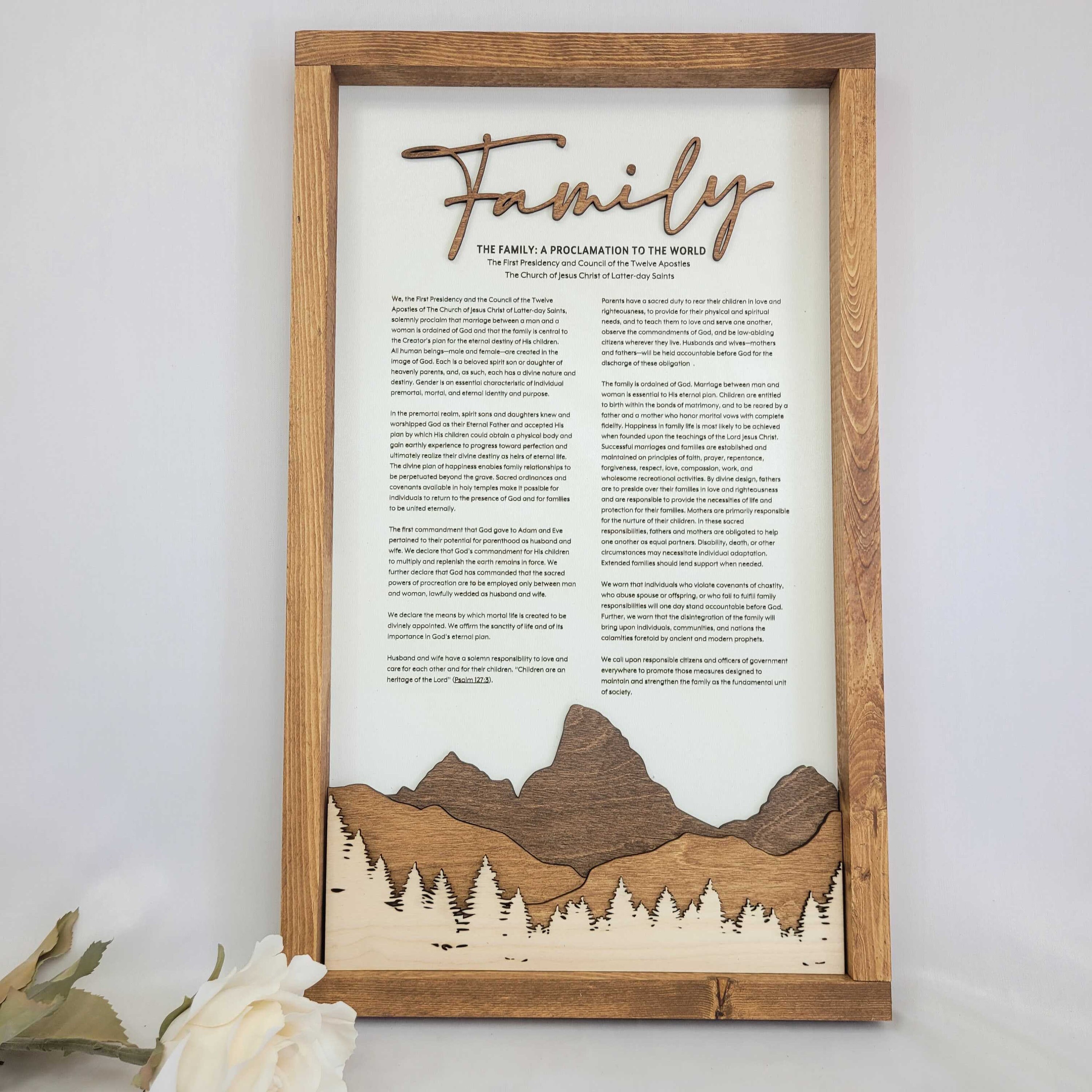 4-set Proclamation Themes: the Family-mountain, Living Christ-empty ...