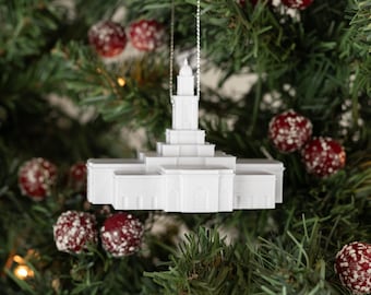Grand Rapids Michigan Temple Christmas Ornament