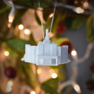 Snowflake Arizona Temple Christmas Ornament
