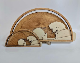 Easter Creche, Christ&#39;s Resurrection, Empty Tomb, He is Risen Easter Puzzle