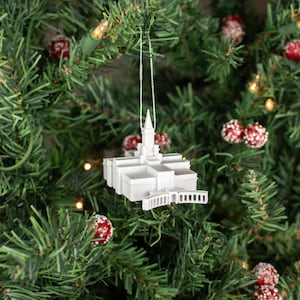 Bountiful Utah Tiny Temple Christmas Ornament