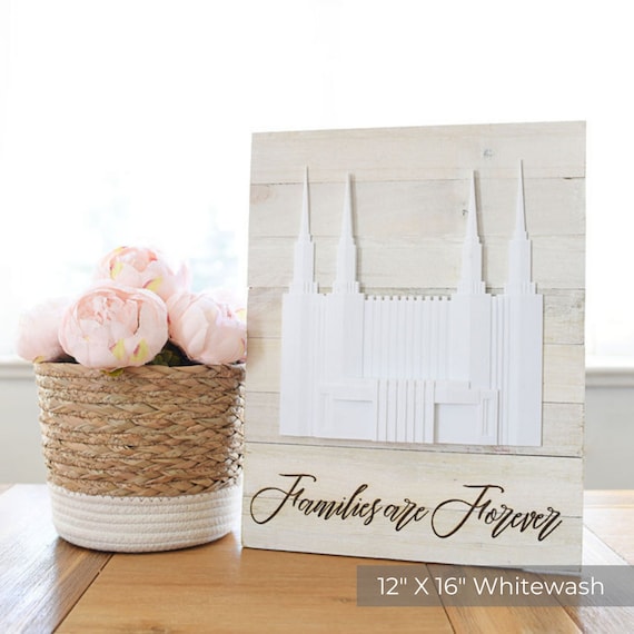Latter-Day Temple Wall Decor - Pallet Surface
