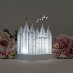 Salt Lake Utah Temple Music Light