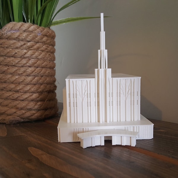 Seattle Washington Temple Replica Statue