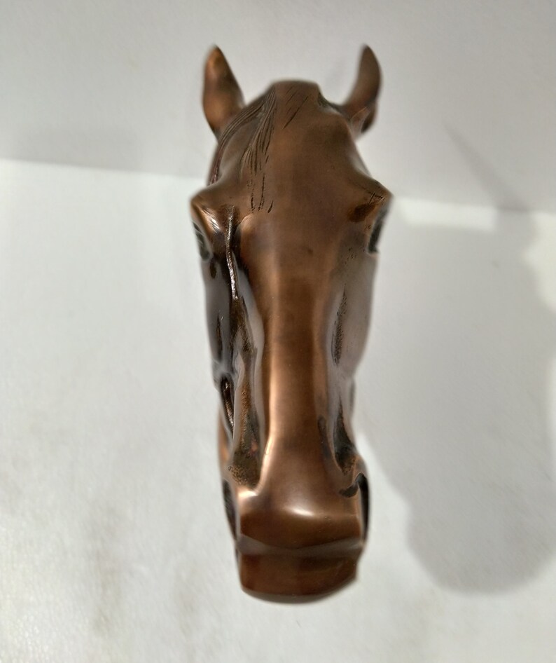 Metal Wall Mount Horse Head Wall Hanging Sculpture Statue Figurine Etsy