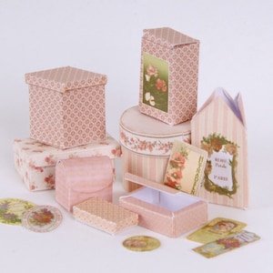 Kit Printie &quot;Rose Blossoms&quot; in 1:12
