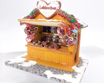 Bastelpackung für einen Weihnachtsstand mit Lebkuchen