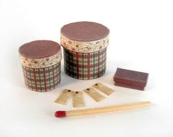 Craft Pack "hat boxes in country style"