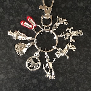 Wizard of Oz Themed Keyring