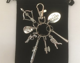 Walking Dead Themed Keyring